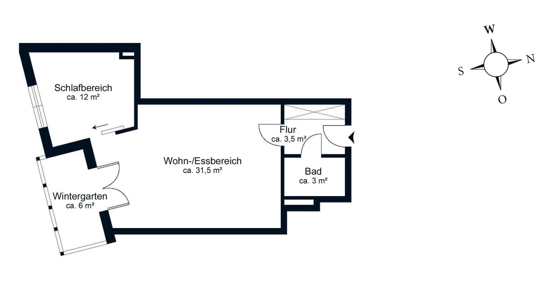 Prenájom bytu 2-izbový 57 m², Gertigstraße 16b, Hamburg, Hamburg Prenájom bytu 2-izbový 57 m², Gertigstraße 16b, Hamburg, Hamburg