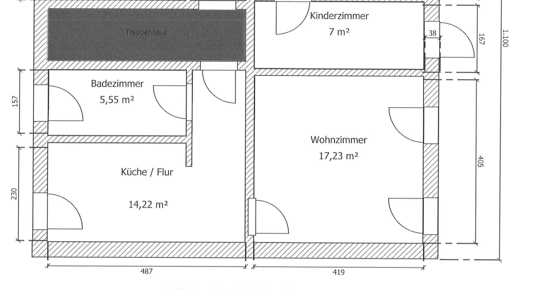 Prenájom bytu 1-izbový 44 m², Große Gartenstraße 41, Brandenburg, Brandenbursko Prenájom bytu 1-izbový 44 m², Große Gartenstraße 41, Brandenburg, Brandenbursko