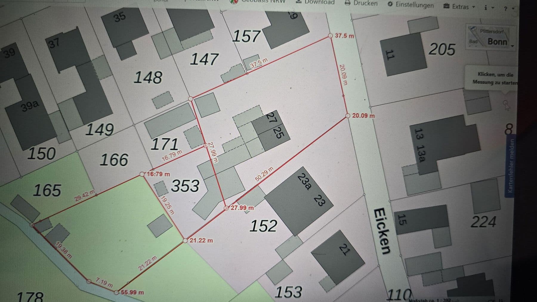 Predaj pozemku 1.690 m², Eicken 27, Heinsberg, Severné Porýnie - Westfálsko Predaj pozemku 1.690 m², Eicken 27, Heinsberg, Severné Porýnie - Westfálsko
