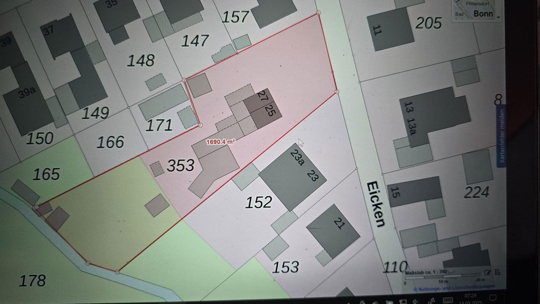 Predaj pozemku 1.690 m², Eicken 27, Heinsberg, Severné Porýnie - Westfálsko Predaj pozemku 1.690 m², Eicken 27, Heinsberg, Severné Porýnie - Westfálsko