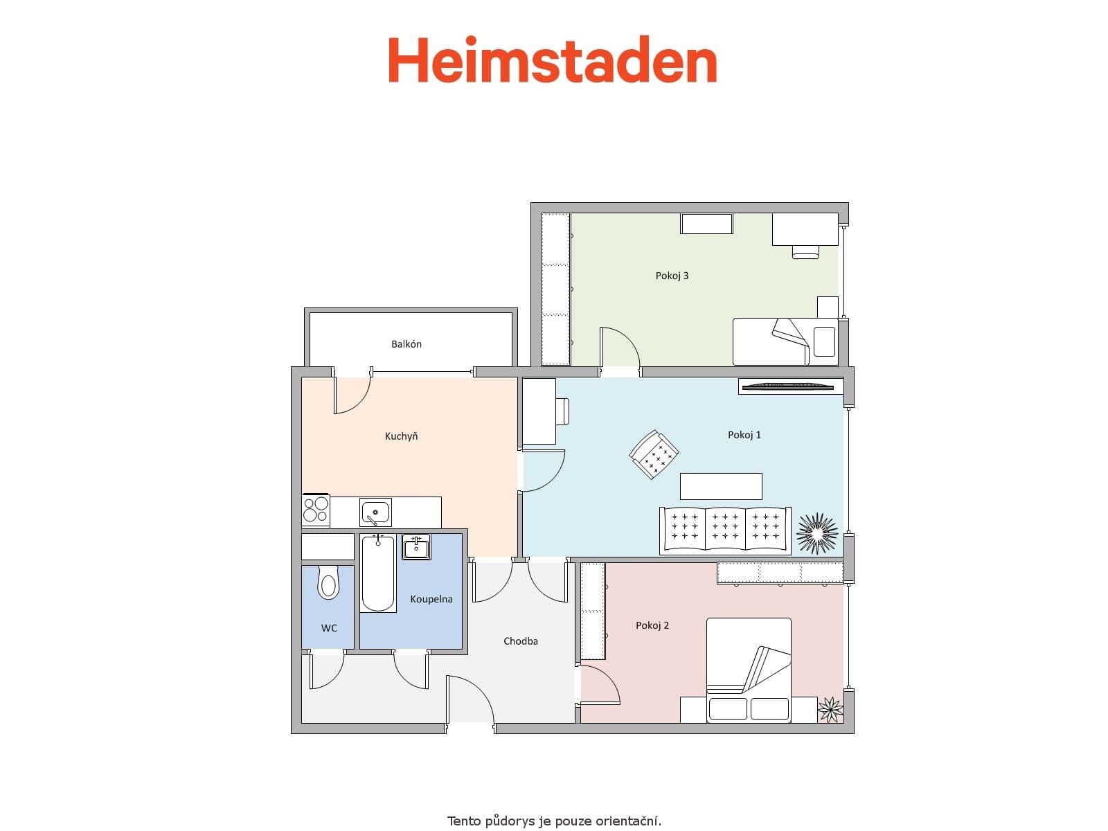 Prenájom bytu 3-izbový 79 m², Československé armády, Frýdek-Místek, Moravskoslezský kraj Prenájom bytu 3-izbový 79 m², Československé armády, Frýdek-Místek, Moravskoslezský kraj