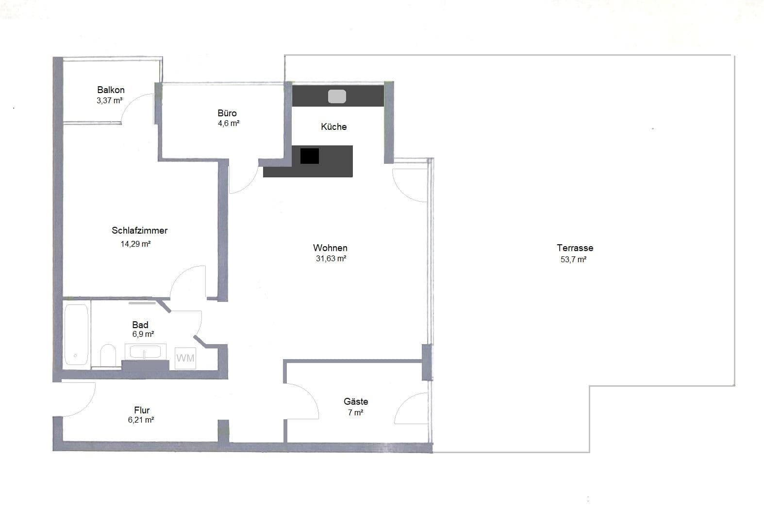 Predaj bytu 3-izbový 100 m², Paul-Sorge-Straße 142b, Hamburg, Hamburg Predaj bytu 3-izbový 100 m², Paul-Sorge-Straße 142b, Hamburg, Hamburg