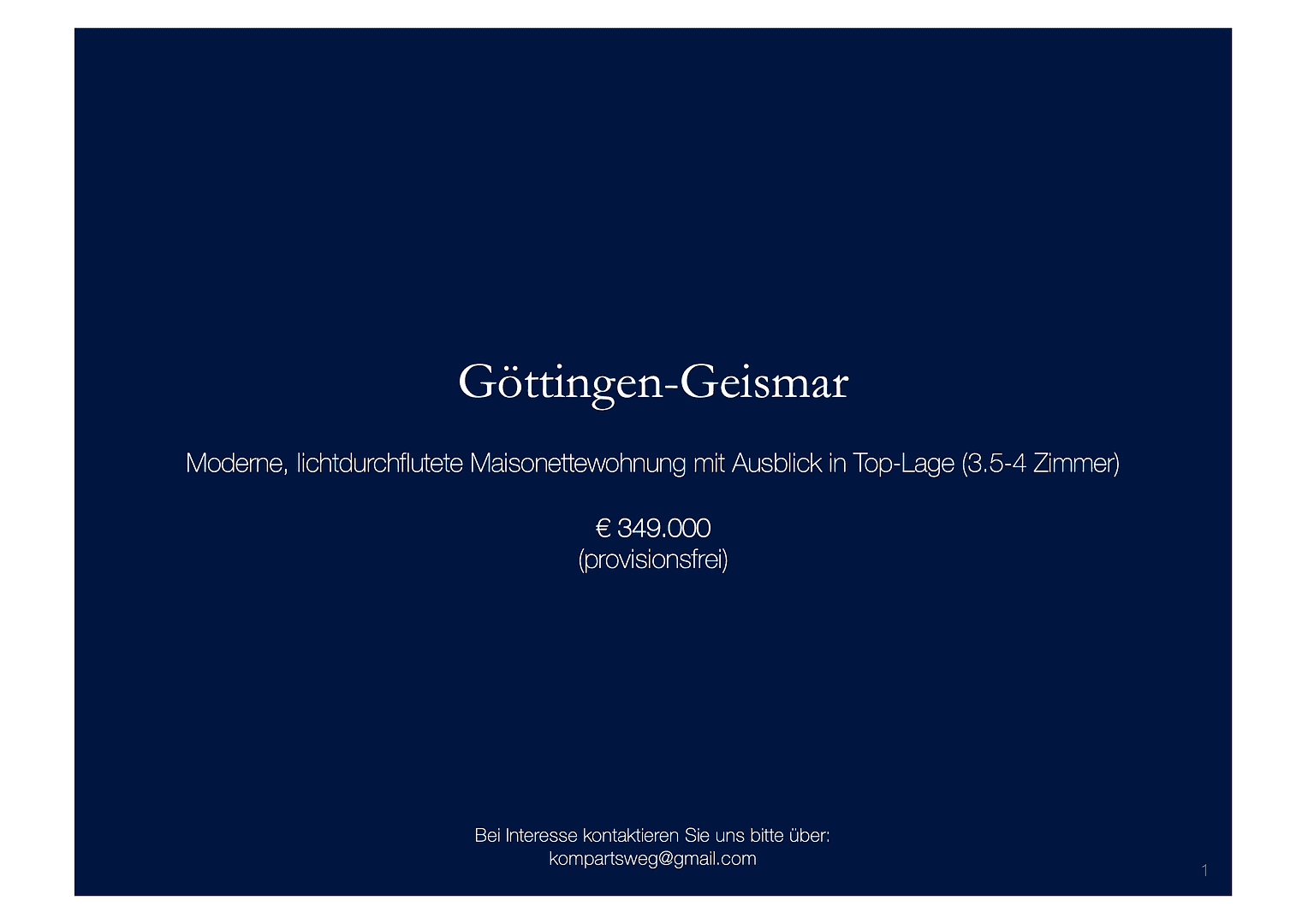 Predaj bytu 4-izbový 100 m², Kompartsweg 2, Göttingen, Dolné Sasko Predaj bytu 4-izbový 100 m², Kompartsweg 2, Göttingen, Dolné Sasko