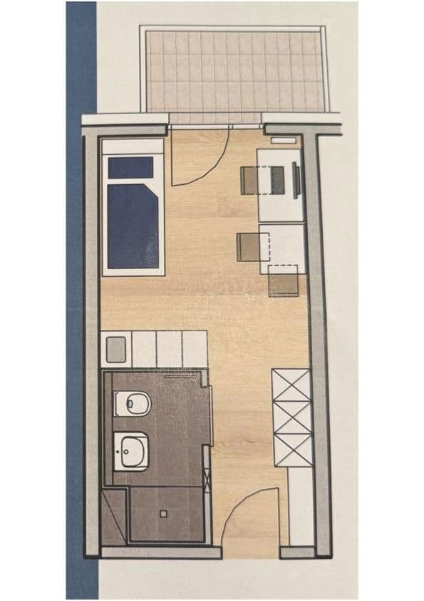 Prenájom bytu 1-izbový 23 m², Firnhaberstraße 20, Augsburg, Bavorsko Prenájom bytu 1-izbový 23 m², Firnhaberstraße 20, Augsburg, Bavorsko