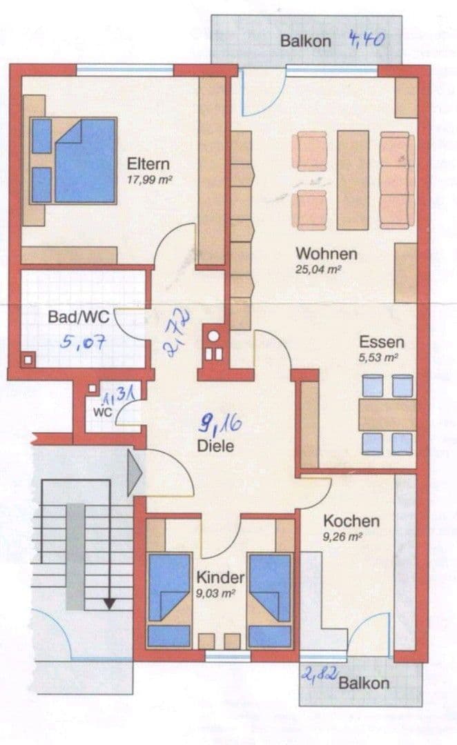 Predaj bytu 3-izbový 92 m², Schwetzingen, Bádensko-Wurttembersko Predaj bytu 3-izbový 92 m², Schwetzingen, Bádensko-Wurttembersko