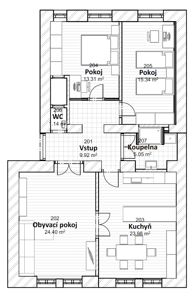 Predaj bytu 4-izbový 93 m², Ostrovského, Praha, Praha Predaj bytu 4-izbový 93 m², Ostrovského, Praha, Praha