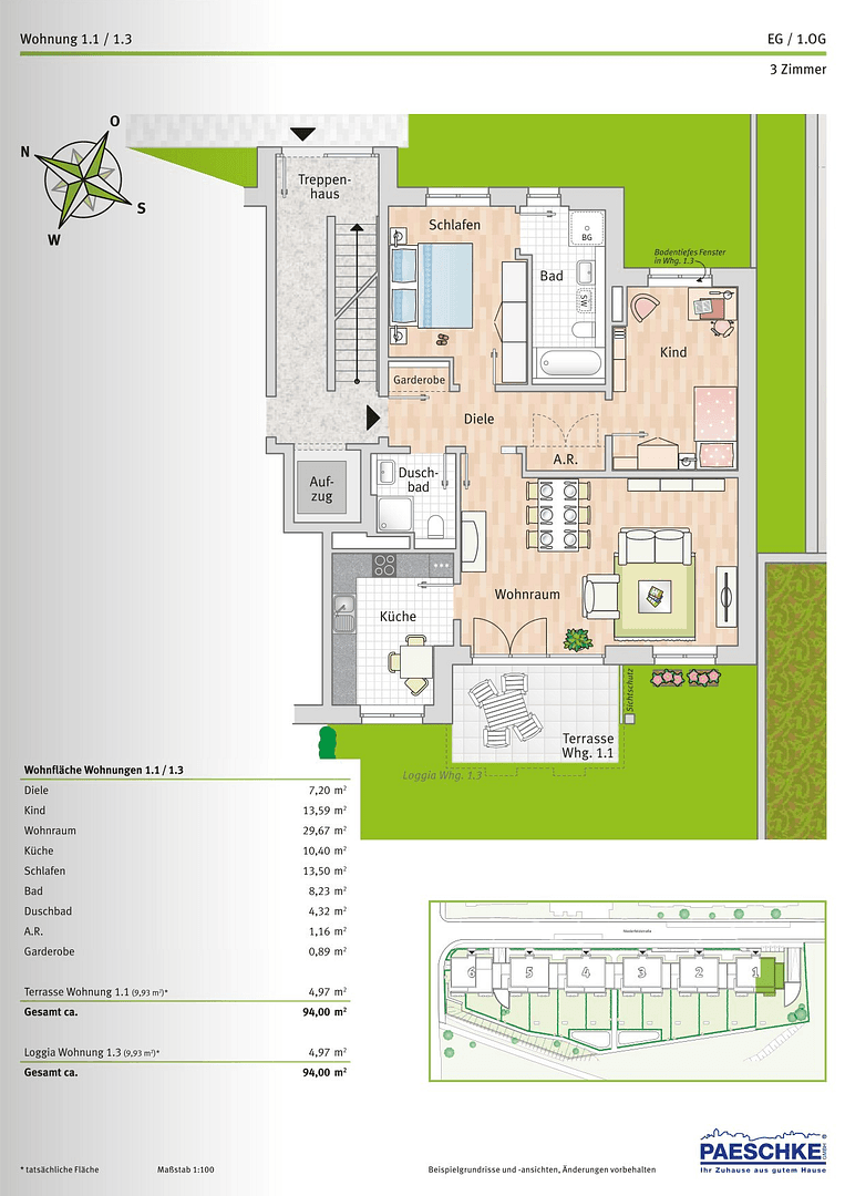 Prenájom bytu 3-izbový 94 m², Niederfeldstr. 35, Leverkusen, Severné Porýnie - Westfálsko Prenájom bytu 3-izbový 94 m², Niederfeldstr. 35, Leverkusen, Severné Porýnie - Westfálsko