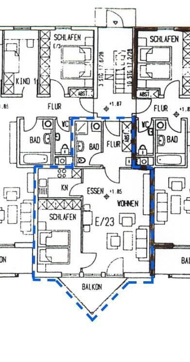 Prenájom bytu 2-izbový 52 m², Am Bach 15, Eisenach, Durínsko Prenájom bytu 2-izbový 52 m², Am Bach 15, Eisenach, Durínsko