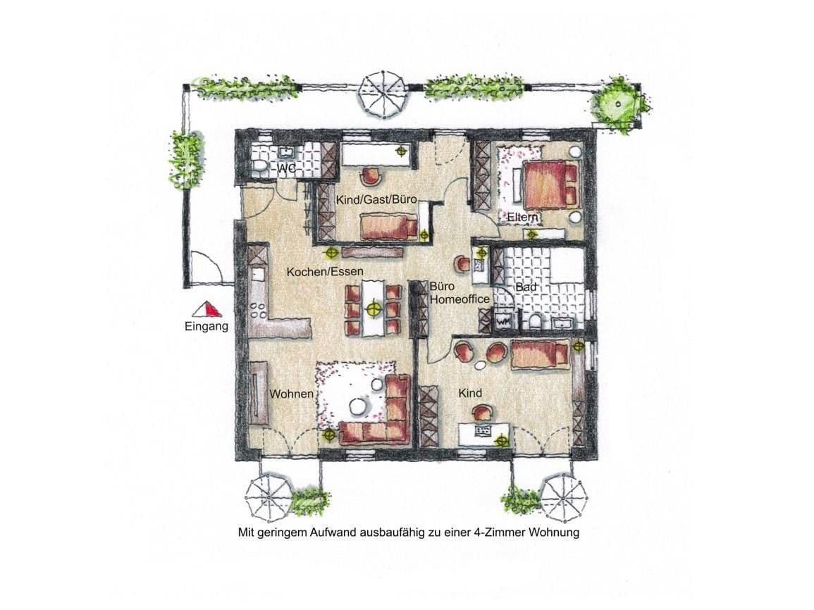 Predaj bytu 2-izbový 56 m², Freyung, Bavorsko Predaj bytu 2-izbový 56 m², Freyung, Bavorsko