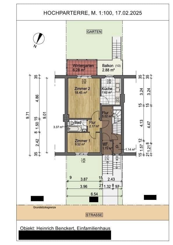 Predaj domu 199 m², pozemek 340 m², Busestr.67, Bremen, Brémy Predaj domu 199 m², pozemek 340 m², Busestr.67, Bremen, Brémy