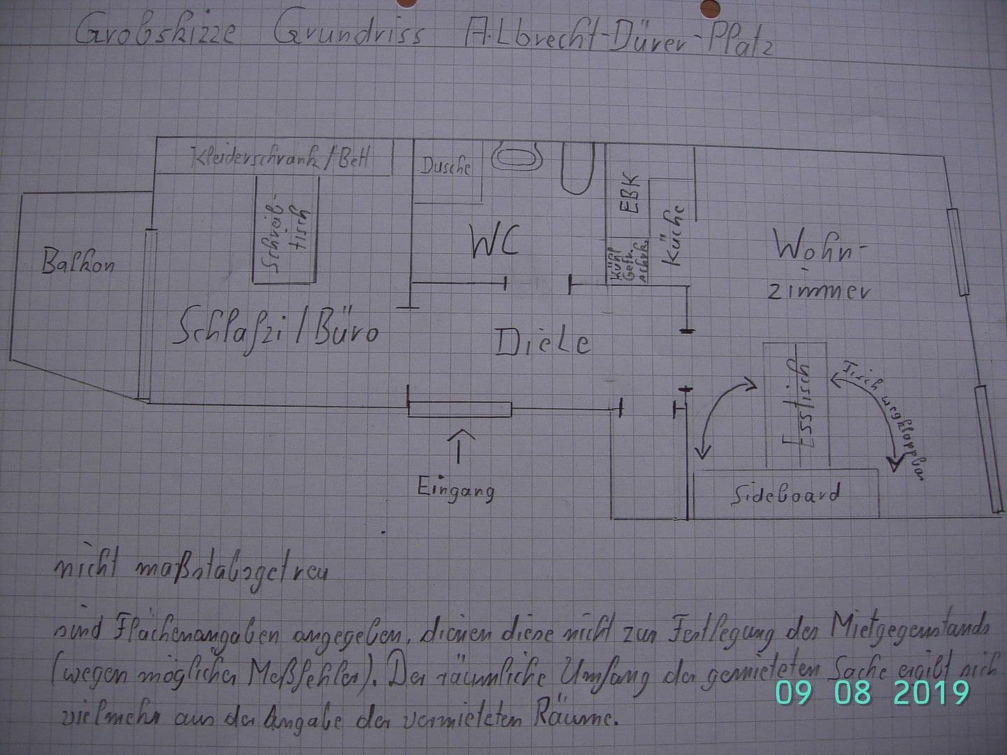 Prenájom bytu 2-izbový 41 m², Albrecht-Dürer-Platz Nr. 5, Nürnberg, Bavorsko Prenájom bytu 2-izbový 41 m², Albrecht-Dürer-Platz Nr. 5, Nürnberg, Bavorsko