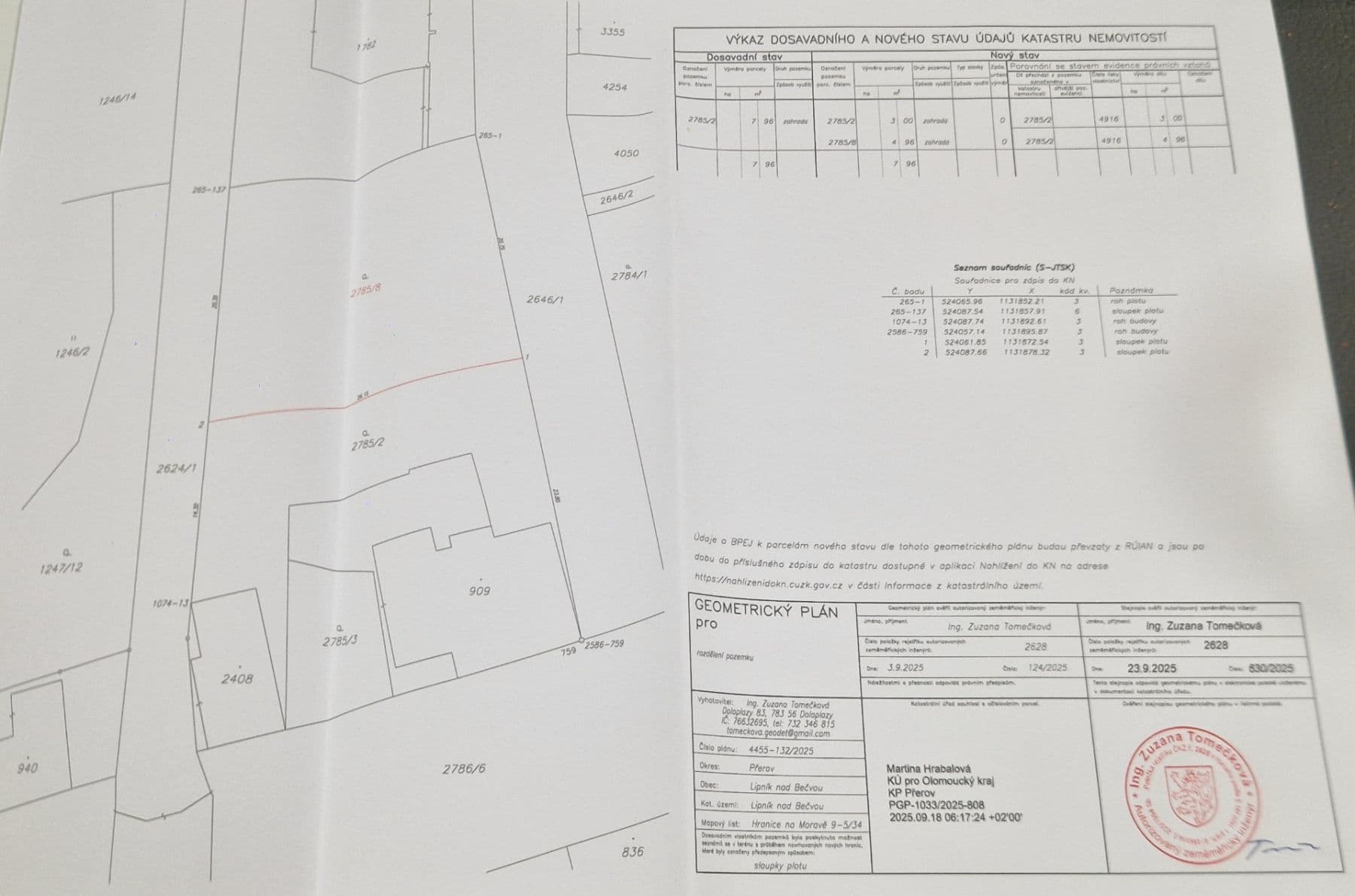 Predaj pozemku 496 m², Na Bečvě, Lipník nad Bečvou, Olomoucký kraj Predaj pozemku 496 m², Na Bečvě, Lipník nad Bečvou, Olomoucký kraj