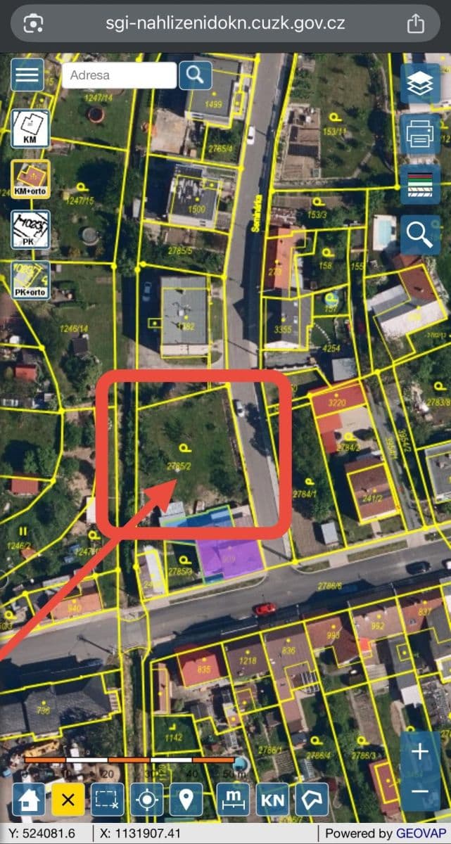 Predaj pozemku 631 m², Na Bečvě, Lipník nad Bečvou, Olomoucký kraj Predaj pozemku 631 m², Na Bečvě, Lipník nad Bečvou, Olomoucký kraj