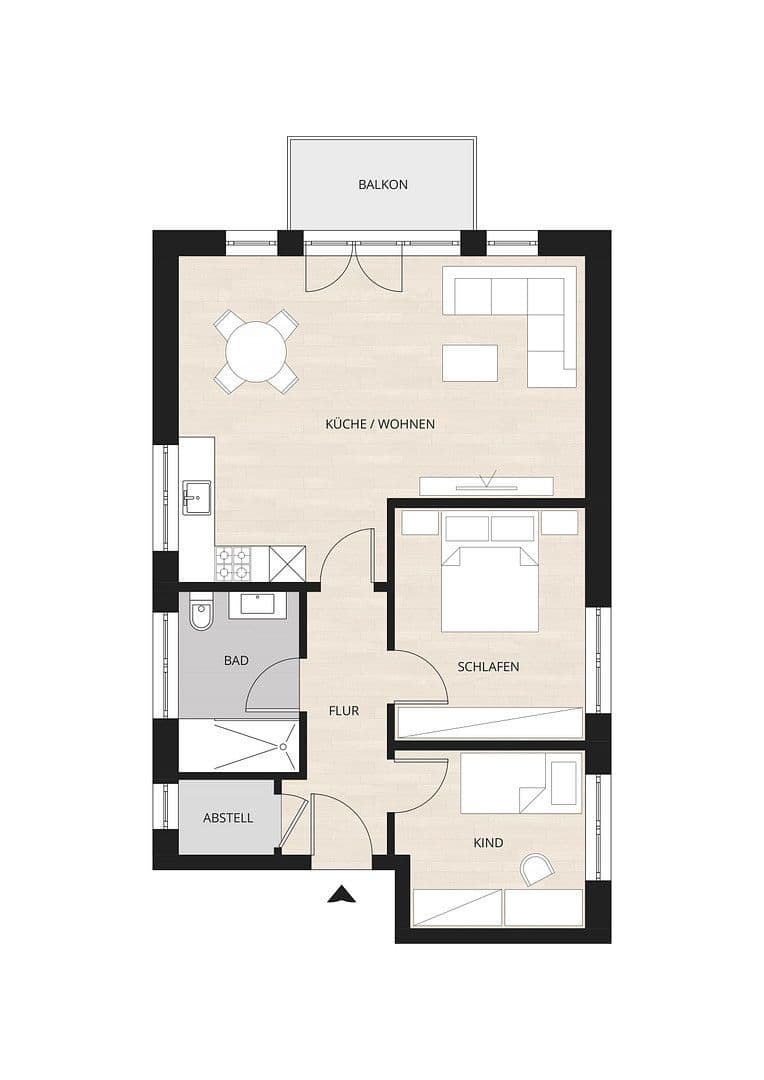 Prenájom bytu 3-izbový 68 m², Ziehrerweg 5a, Hamburg, Hamburg Prenájom bytu 3-izbový 68 m², Ziehrerweg 5a, Hamburg, Hamburg