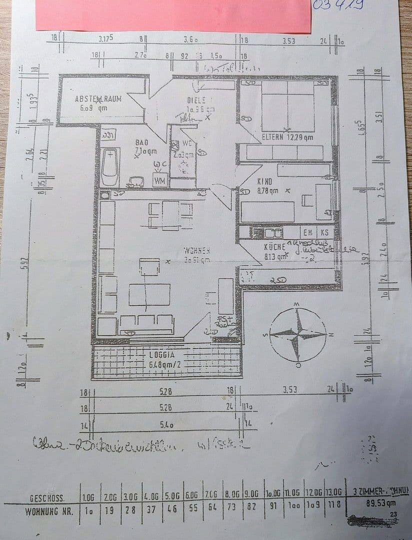Predaj bytu 3-izbový 90 m², Woogstr. 36, Neuhofen, Porýnie-Falcko Predaj bytu 3-izbový 90 m², Woogstr. 36, Neuhofen, Porýnie-Falcko