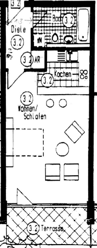 Prenájom bytu 1-izbový 47 m², Köln, Severné Porýnie - Westfálsko Prenájom bytu 1-izbový 47 m², Köln, Severné Porýnie - Westfálsko