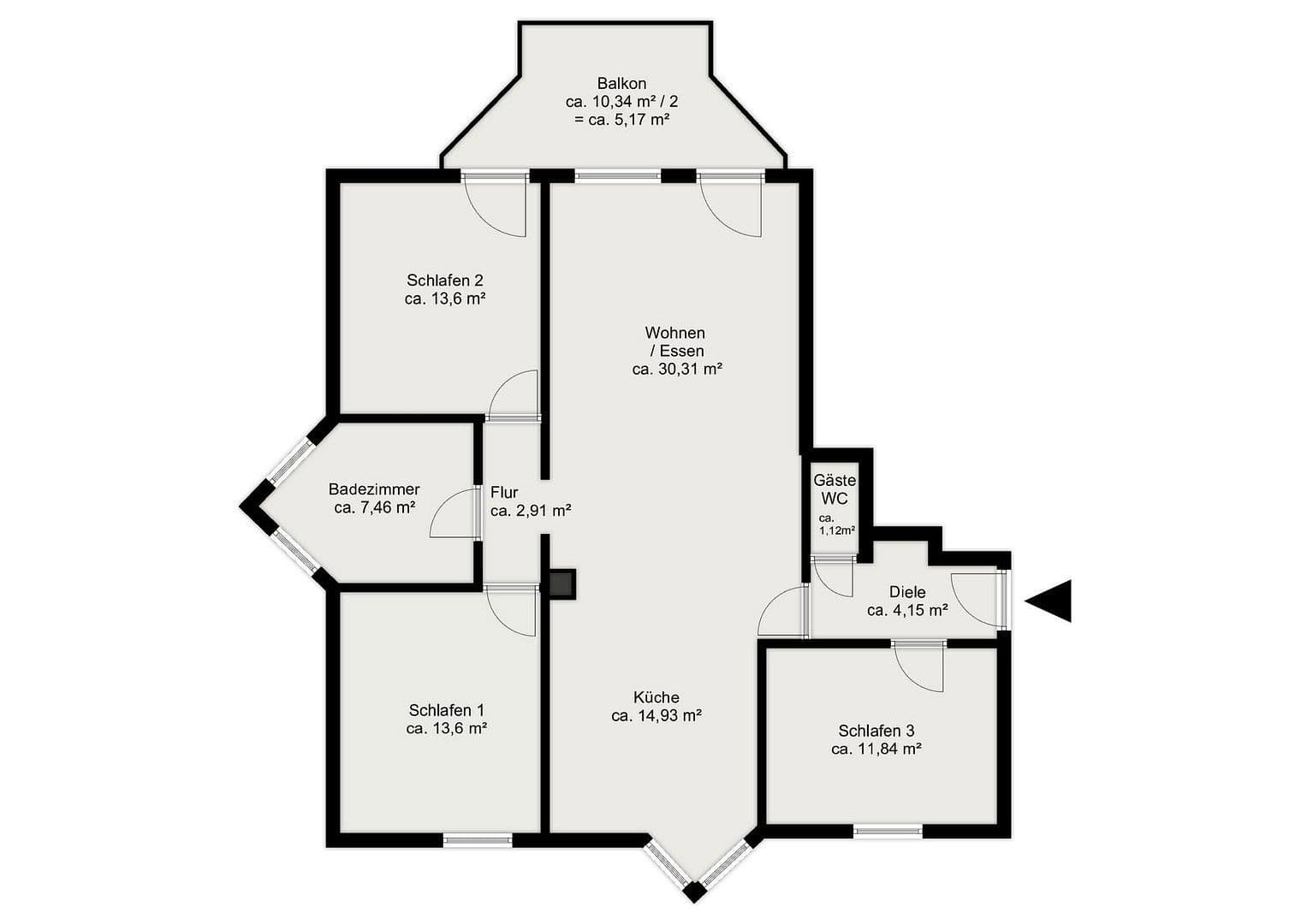 Predaj bytu 4-izbový 105 m², Hauptstraße 43, Aystetten, Bavorsko Predaj bytu 4-izbový 105 m², Hauptstraße 43, Aystetten, Bavorsko