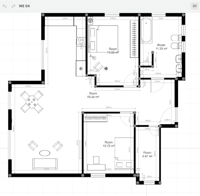 Prenájom bytu 3-izbový 86 m², Schlüchtern, Hesensko Prenájom bytu 3-izbový 86 m², Schlüchtern, Hesensko