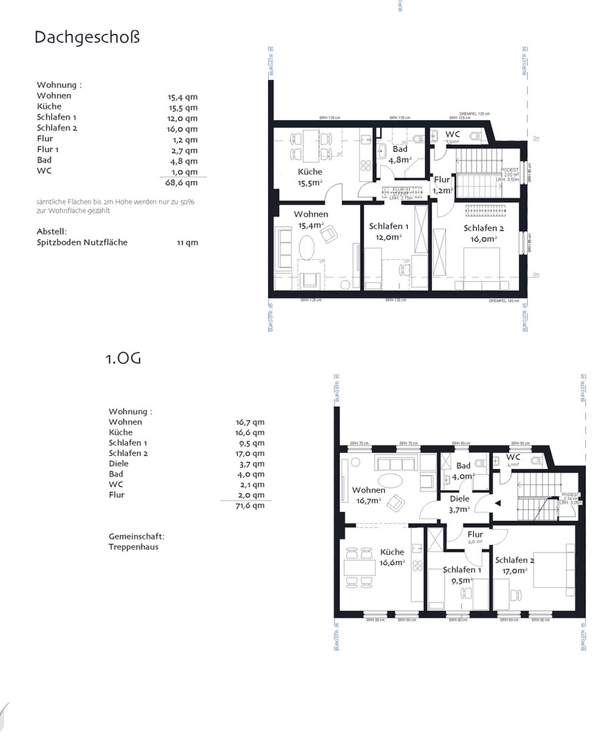 Prenájom bytu 3-izbový 72 m², Burgstraße 85, Solingen, Severné Porýnie - Westfálsko Prenájom bytu 3-izbový 72 m², Burgstraße 85, Solingen, Severné Porýnie - Westfálsko