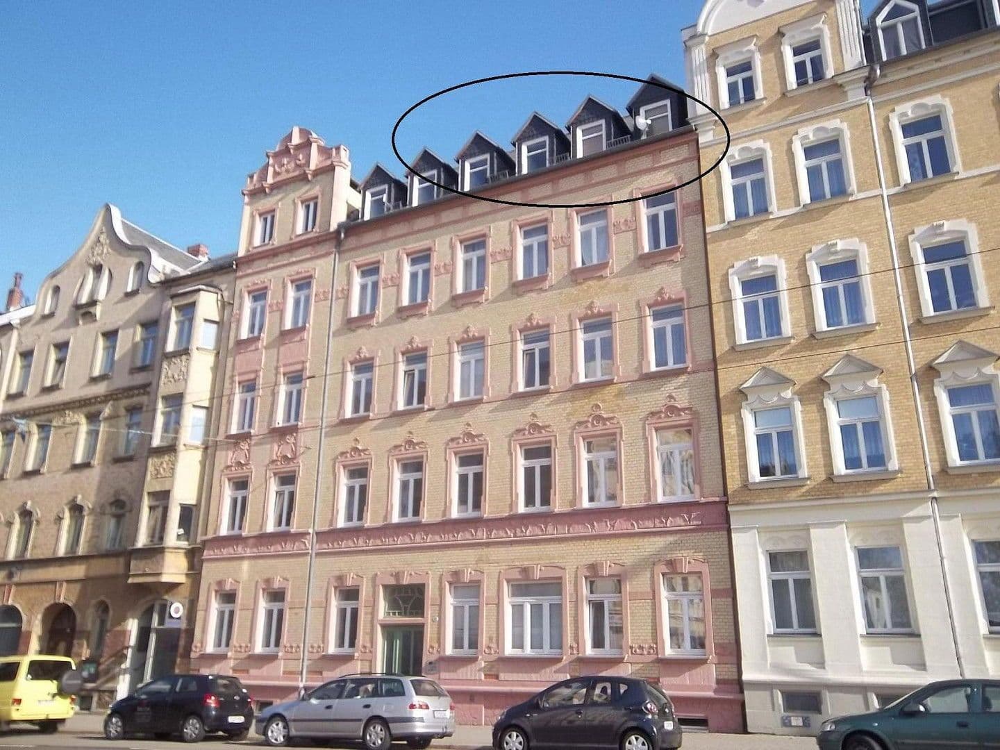 Predaj bytu 3-izbový 101 m², Bernsdorfer Straße 67, Chemnitz, Sasko Predaj bytu 3-izbový 101 m², Bernsdorfer Straße 67, Chemnitz, Sasko