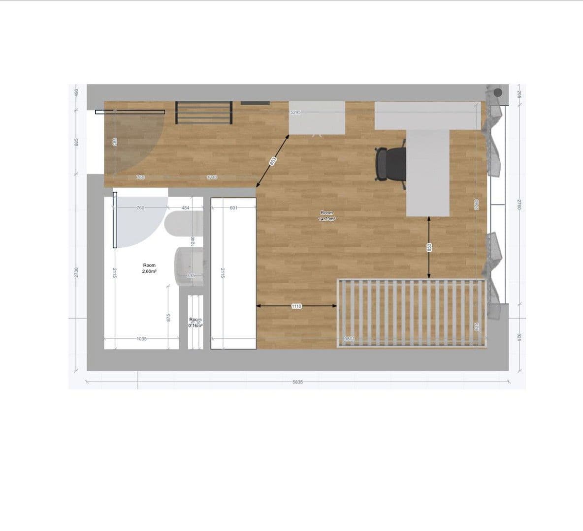 Prenájom bytu 1-izbový 20 m², Berger Str. 22, Deggendorf, Bavorsko Prenájom bytu 1-izbový 20 m², Berger Str. 22, Deggendorf, Bavorsko