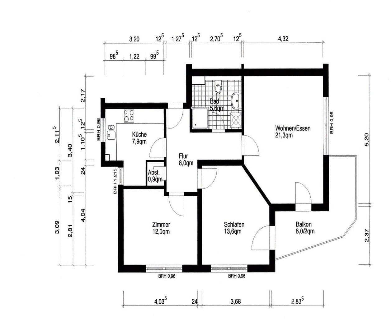 Predaj bytu 3-izbový 71 m², Dohlengrund 59a, Berlin, Berlín Predaj bytu 3-izbový 71 m², Dohlengrund 59a, Berlin, Berlín