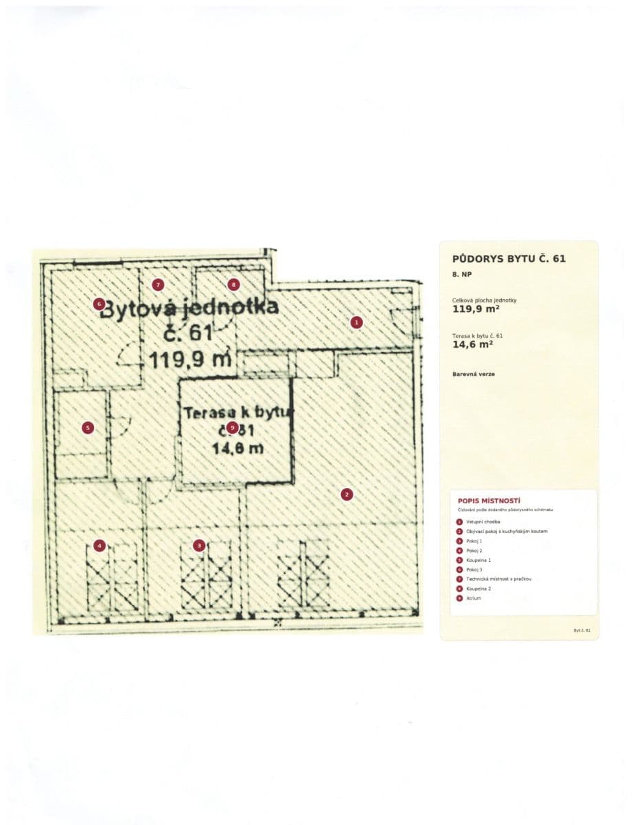 Predaj bytu 4-izbový 135 m², Havlíčkovo náměstí, Praha, Praha Predaj bytu 4-izbový 135 m², Havlíčkovo náměstí, Praha, Praha