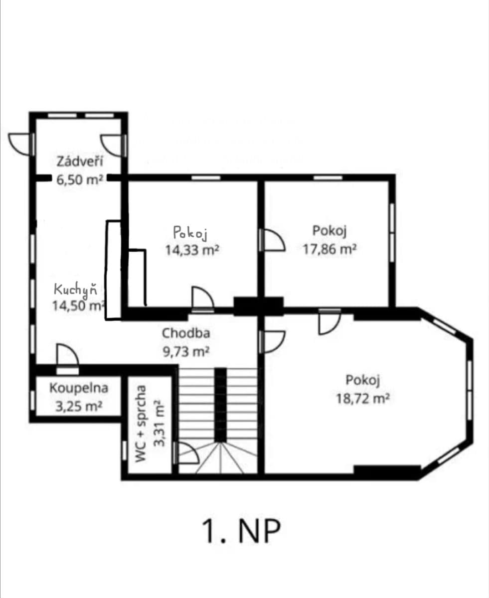 Prenájom bytu 3-izbový 123 m², Na Vysočanských vinicích, Praha, Praha Prenájom bytu 3-izbový 123 m², Na Vysočanských vinicích, Praha, Praha