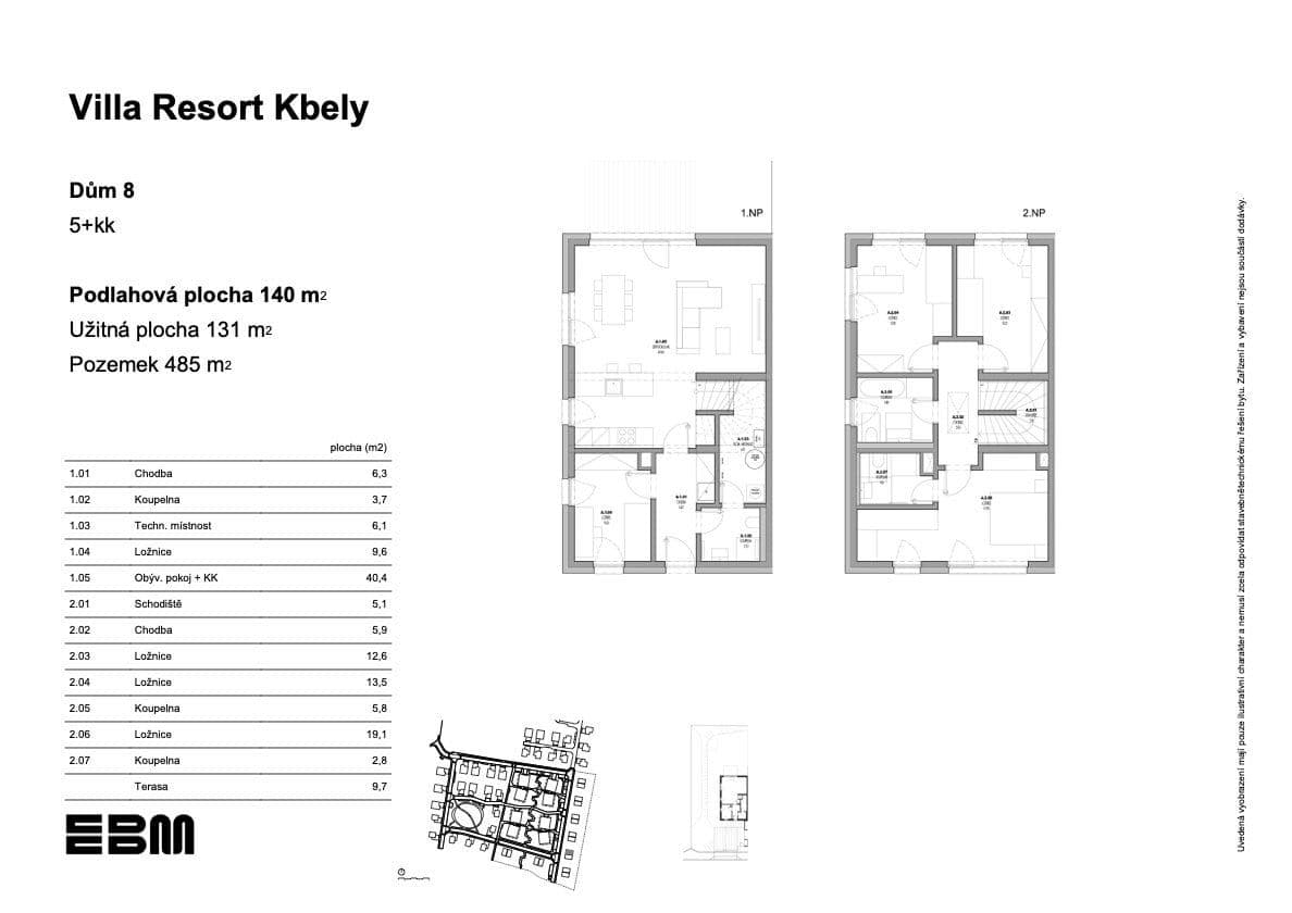 Predaj domu 131 m², pozemek 485 m², K Vinoři, Praha, Praha Predaj domu 131 m², pozemek 485 m², K Vinoři, Praha, Praha