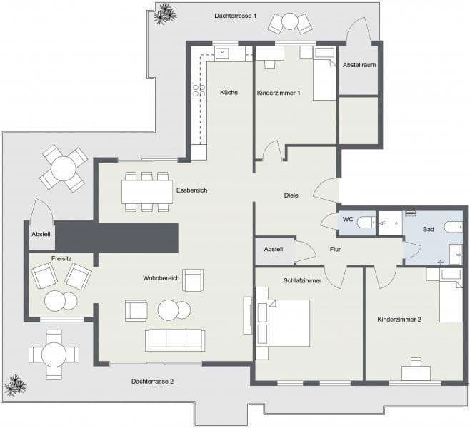 Predaj bytu 4-izbový 155 m², Zirndorf, Bavorsko Predaj bytu 4-izbový 155 m², Zirndorf, Bavorsko