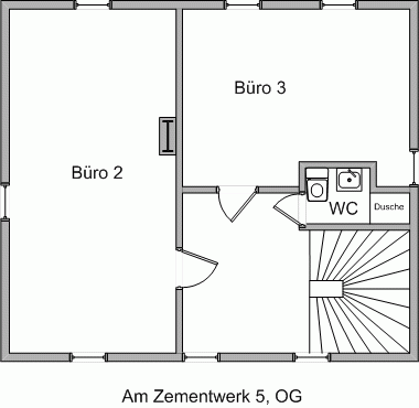 Prenájom kancelárie 39 m², Am Zementwerk 5, Jena, Durínsko Prenájom kancelárie 39 m², Am Zementwerk 5, Jena, Durínsko