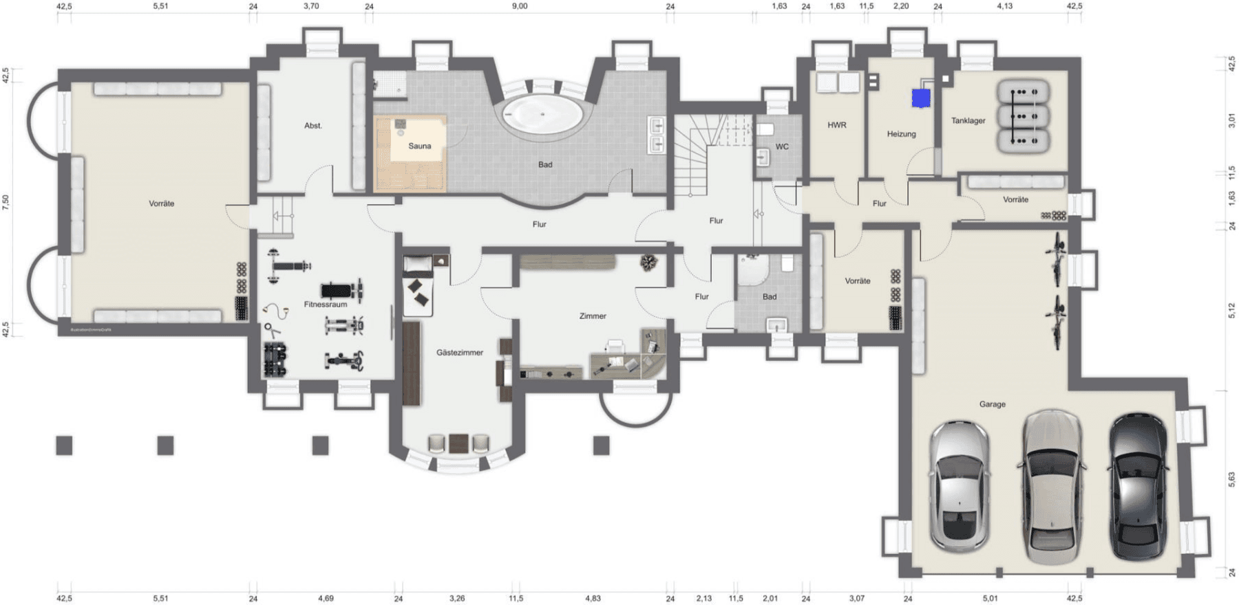 Predaj domu 350 m², pozemek 1.387 m², Flieden, Hesensko Predaj domu 350 m², pozemek 1.387 m², Flieden, Hesensko