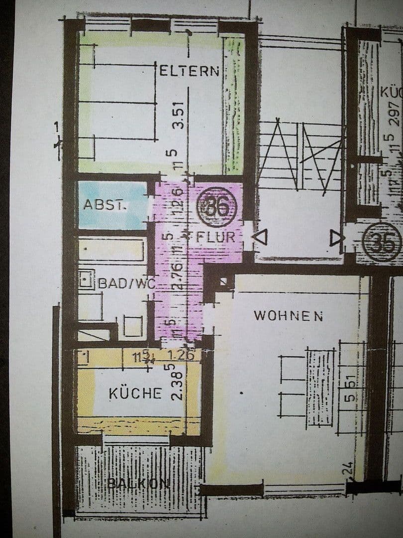 Prenájom bytu 2-izbový 58 m², Mörikestraße 95, Nürtingen, Bádensko-Wurttembersko Prenájom bytu 2-izbový 58 m², Mörikestraße 95, Nürtingen, Bádensko-Wurttembersko