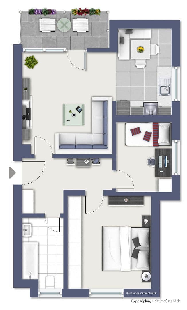 Predaj bytu 3-izbový 62 m², Mauerfeldstraße, Oberursel (Taunus), Hesensko Predaj bytu 3-izbový 62 m², Mauerfeldstraße, Oberursel (Taunus), Hesensko