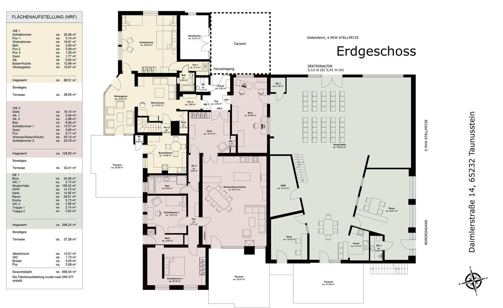 Predaj domu 389 m², pozemek 3.076 m², Daimlerstr. 14, Taunusstein, Hesensko Predaj domu 389 m², pozemek 3.076 m², Daimlerstr. 14, Taunusstein, Hesensko