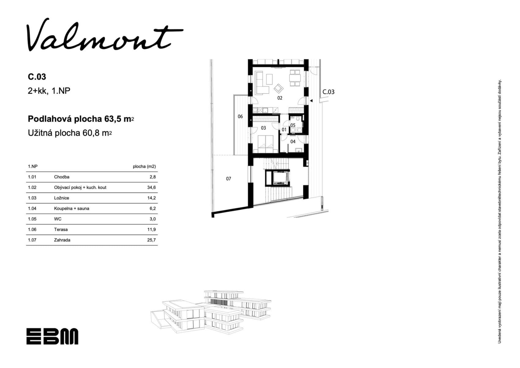 Predaj bytu 2-izbový 61 m², Lázeňský vrch, Doksy, Liberecký kraj Predaj bytu 2-izbový 61 m², Lázeňský vrch, Doksy, Liberecký kraj