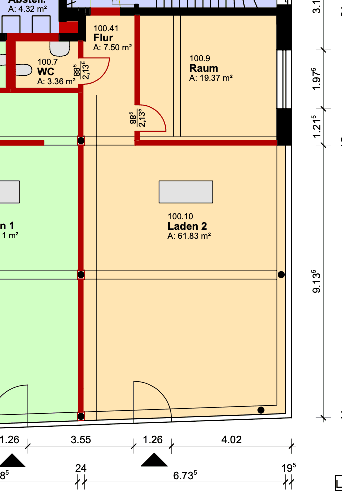Prenájom nebytového priestoru 92 m², Hauptstraße 3-5, Recke, Severné Porýnie - Westfálsko Prenájom nebytového priestoru 92 m², Hauptstraße 3-5, Recke, Severné Porýnie - Westfálsko