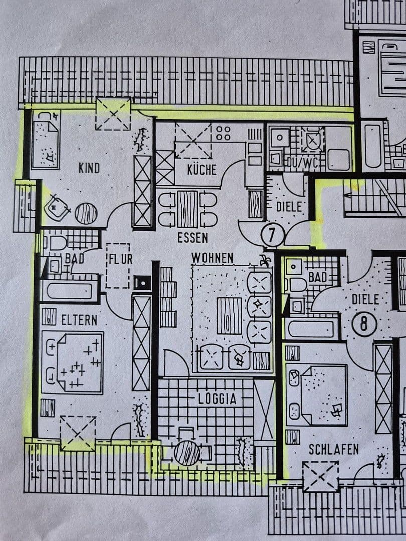 Prenájom bytu 3-izbový 74 m², Pforzheim, Bádensko-Wurttembersko Prenájom bytu 3-izbový 74 m², Pforzheim, Bádensko-Wurttembersko