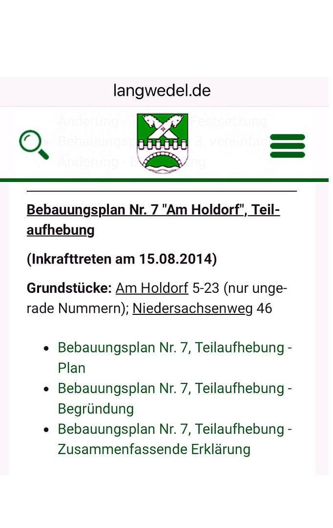 Predaj pozemku 455 m², Am Holdorf 13 a, Langwedel, Dolné Sasko Predaj pozemku 455 m², Am Holdorf 13 a, Langwedel, Dolné Sasko