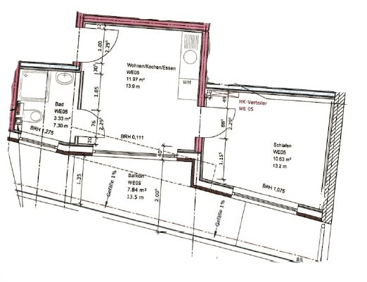 Prenájom bytu 1-izbový 30 m², Mannheim, Bádensko-Wurttembersko Prenájom bytu 1-izbový 30 m², Mannheim, Bádensko-Wurttembersko