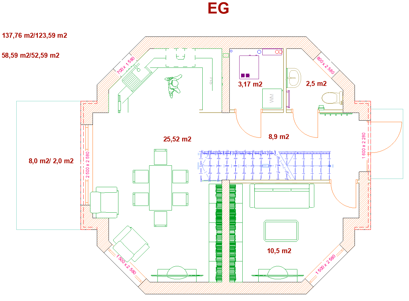 Predaj domu 123 m², pozemek 440 m², Reichweinstraße 4, Werneuchen, Brandenbursko Predaj domu 123 m², pozemek 440 m², Reichweinstraße 4, Werneuchen, Brandenbursko