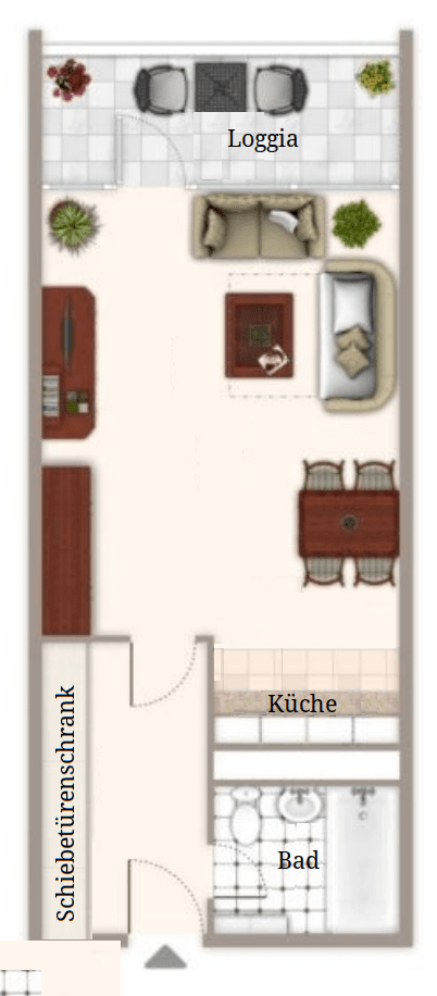 Predaj bytu 1-izbový 38 m², Riesstr. 65 / 3, München, Bavorsko Predaj bytu 1-izbový 38 m², Riesstr. 65 / 3, München, Bavorsko