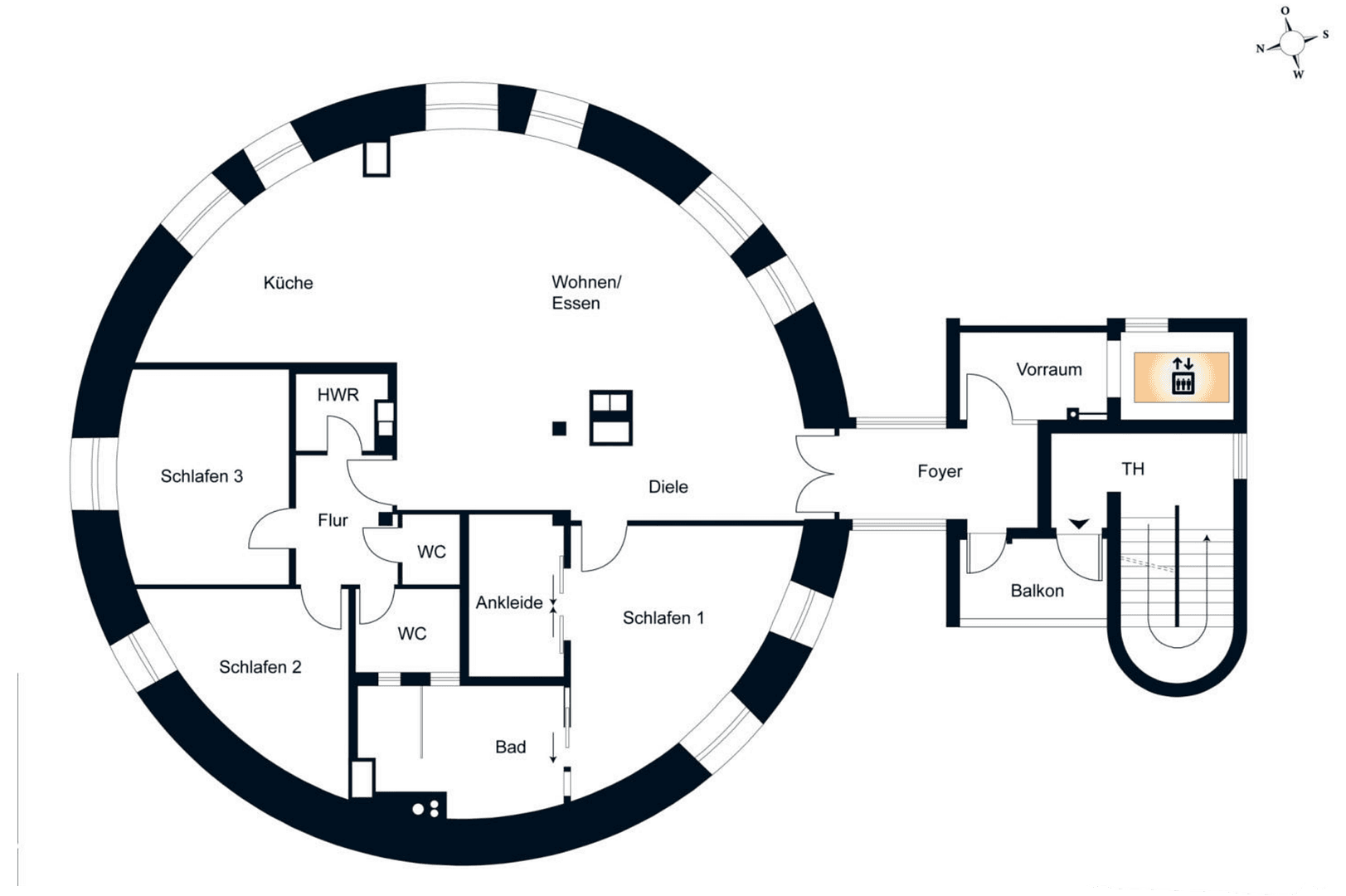 Prenájom bytu 4-izbový 206 m², Akazienallee 35a, Berlin, Berlín Prenájom bytu 4-izbový 206 m², Akazienallee 35a, Berlin, Berlín