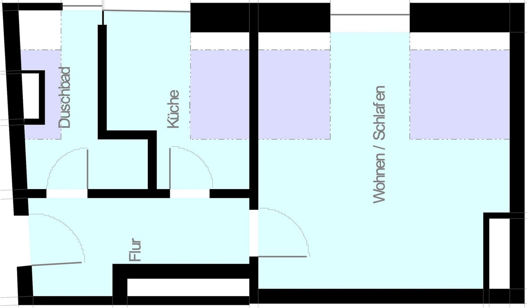 Prenájom bytu 1-izbový 33 m², Nürnberg, Bavorsko Prenájom bytu 1-izbový 33 m², Nürnberg, Bavorsko