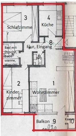 Prenájom bytu 3-izbový 80 m², Bochumer Str. 72 a, Hattingen, Severné Porýnie - Westfálsko Prenájom bytu 3-izbový 80 m², Bochumer Str. 72 a, Hattingen, Severné Porýnie - Westfálsko