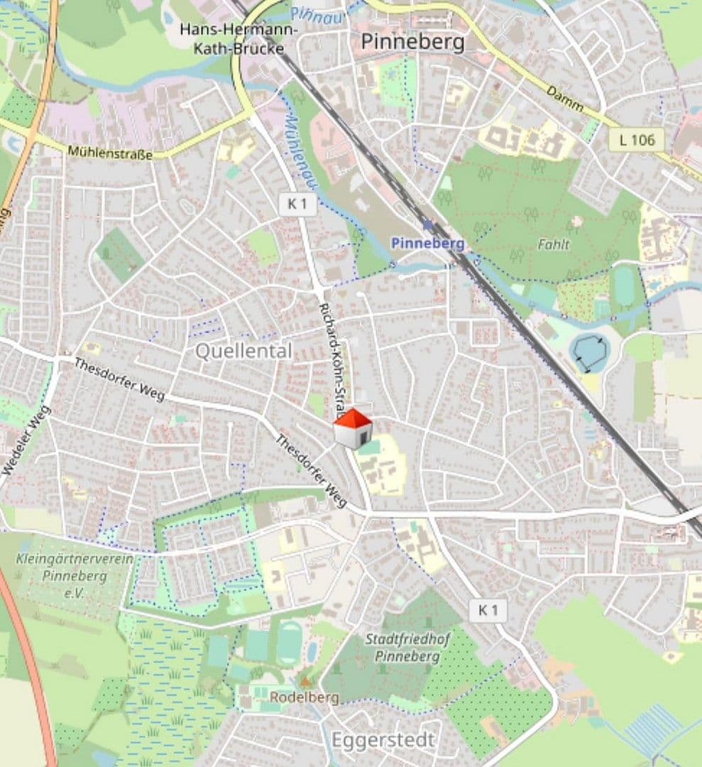 Prenájom bytu 2-izbový 57 m², Grosser Reitweg 2, Pinneberg, Šlezvicko-Holštajnsko Prenájom bytu 2-izbový 57 m², Grosser Reitweg 2, Pinneberg, Šlezvicko-Holštajnsko