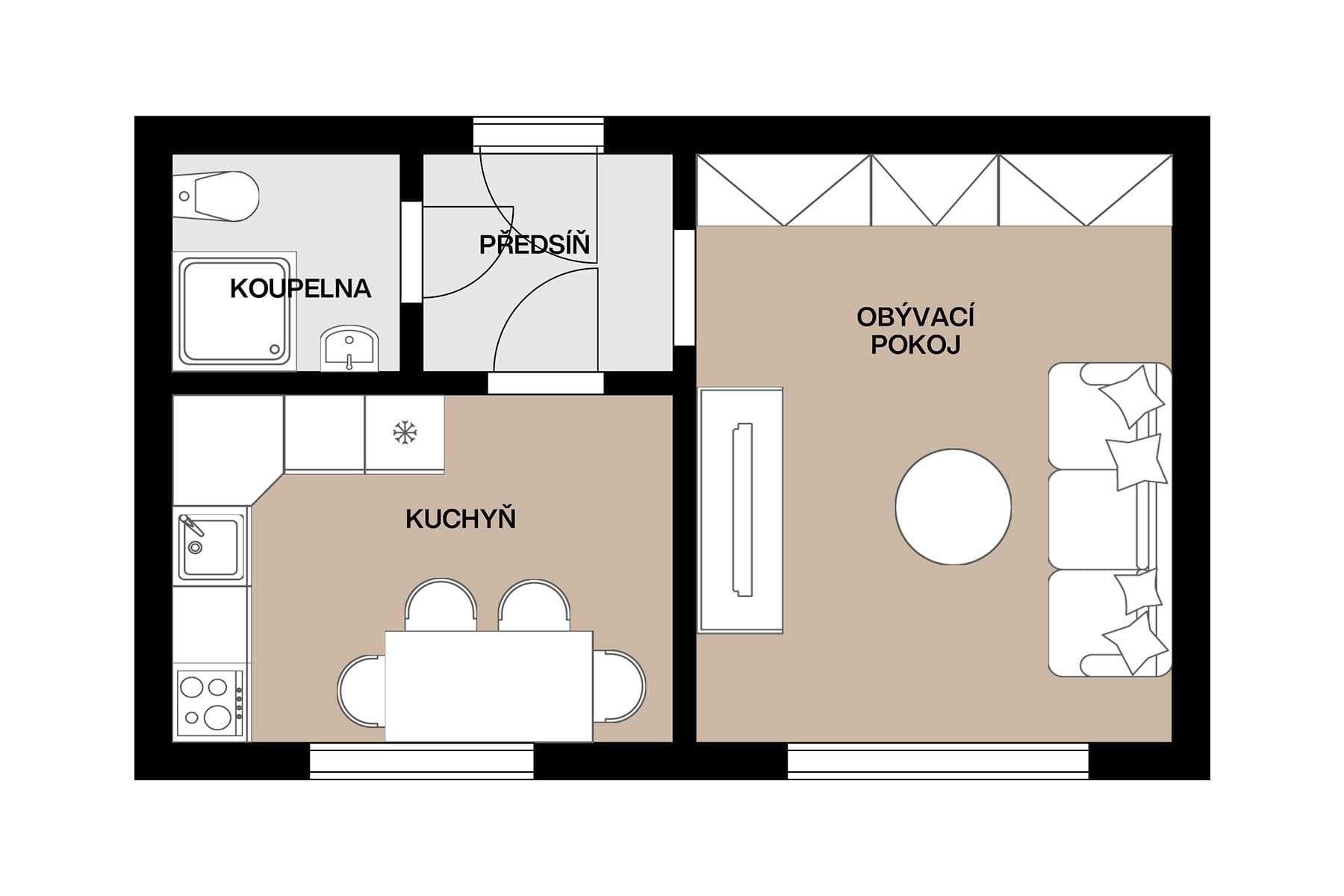 Predaj bytu 1-izbový 28 m², Mariánská, Příbram, Středočeský kraj Predaj bytu 1-izbový 28 m², Mariánská, Příbram, Středočeský kraj