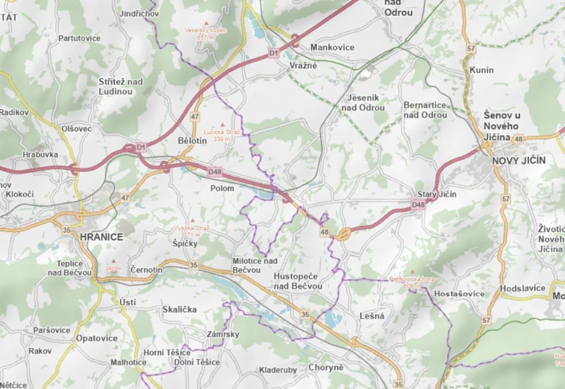 Predaj pozemku 2.816 m², Polom, Olomoucký kraj Predaj pozemku 2.816 m², Polom, Olomoucký kraj