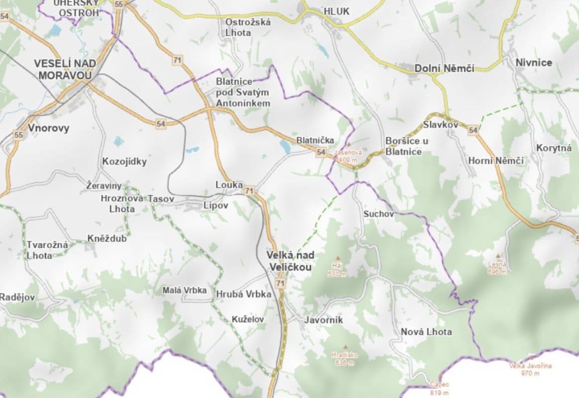 Predaj pozemku 803 m², Javorník, Jihomoravský kraj Predaj pozemku 803 m², Javorník, Jihomoravský kraj