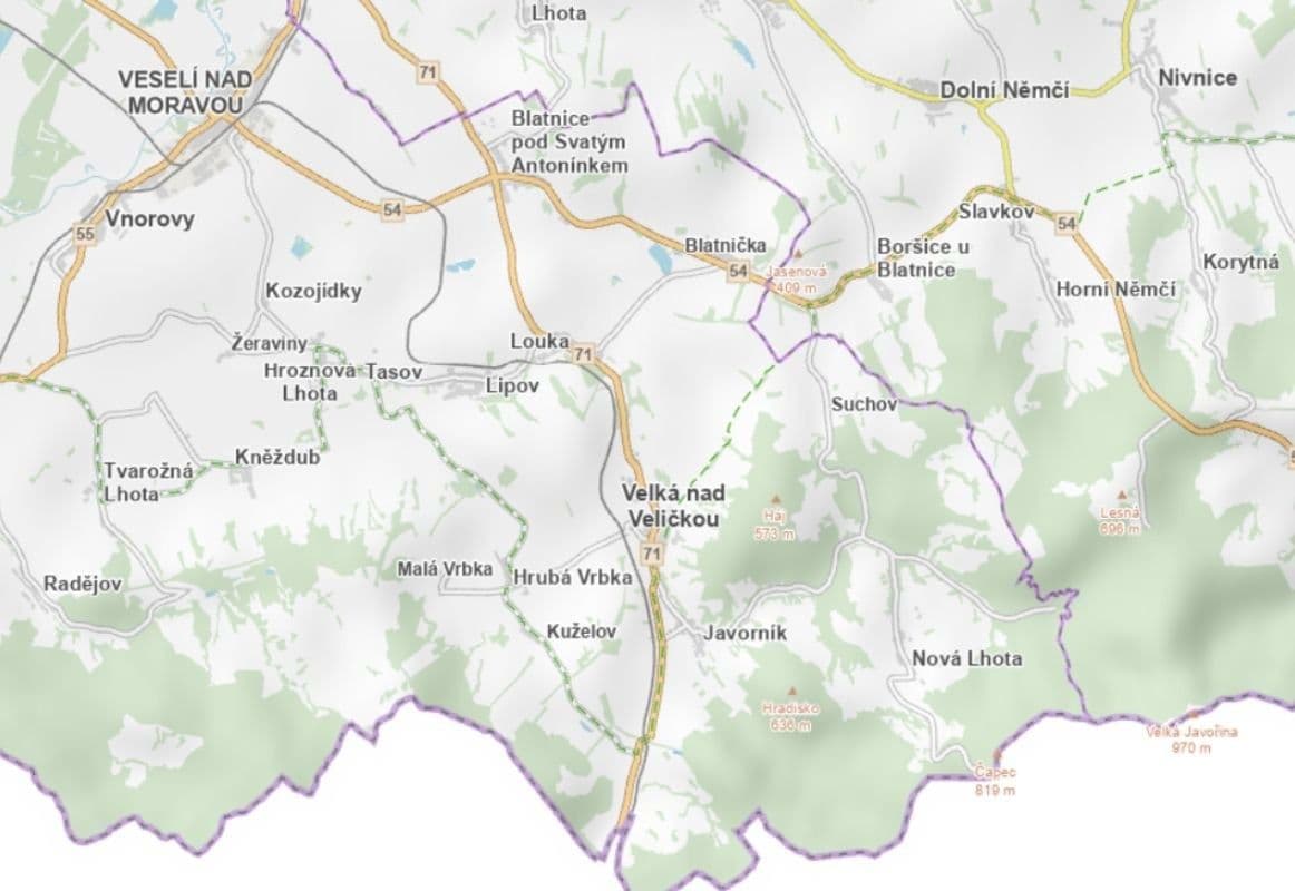 Predaj pozemku 3.354 m², Javorník, Jihomoravský kraj Predaj pozemku 3.354 m², Javorník, Jihomoravský kraj